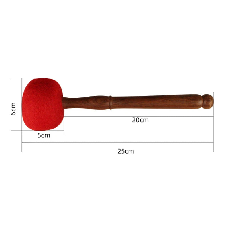 Singing Bowl Mallet | Wooden Wool Felt Stick for Meditation