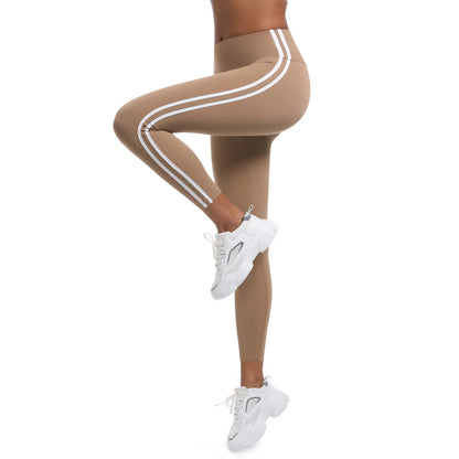 Second Skin Leggings - Athletic Striped