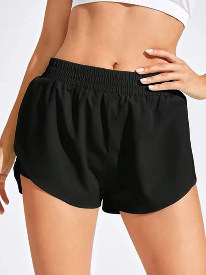 Women Gym Yoga Shorts Fitness Workout Running Sport Leggings Elastic Shorts
