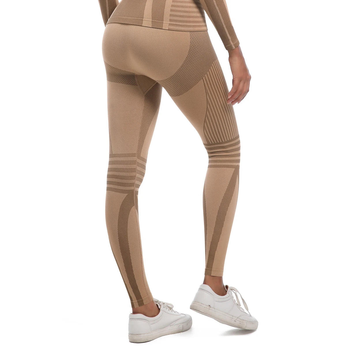 Contour Fit Leggings - Shaping Seamless Green