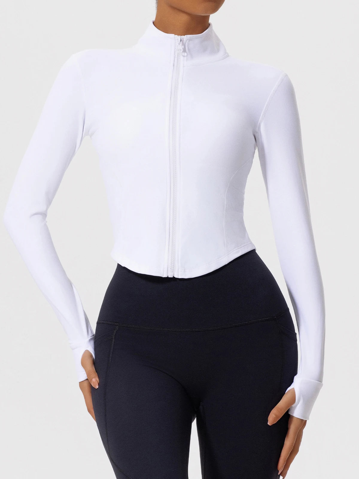 Women Zip Up Yoga Jacket | Ultra Soft Quick Dry Sports Top