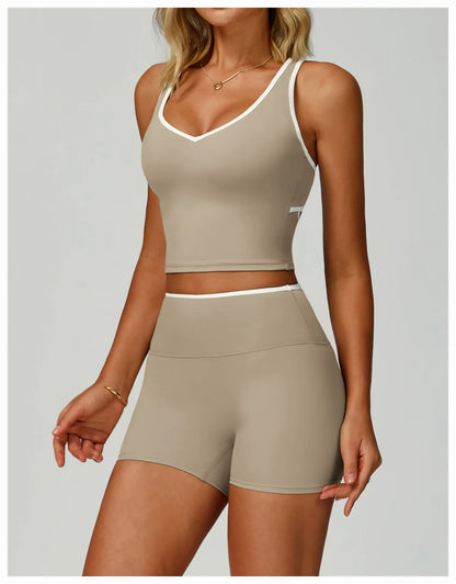 Women Sports Bra High Support Yoga Top Gym Workout Padded Fitness Vest