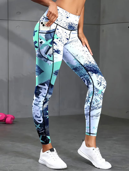 Second Skin Leggings - Patchwork Print