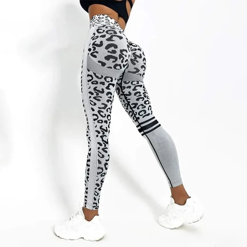 Sculpt and Flow Leggings - Leopard Print
