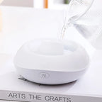 200ML Aroma Diffuser Essential Oil Lamp – Portable USB Design  Air Humidifier with Color Flame Night Light
