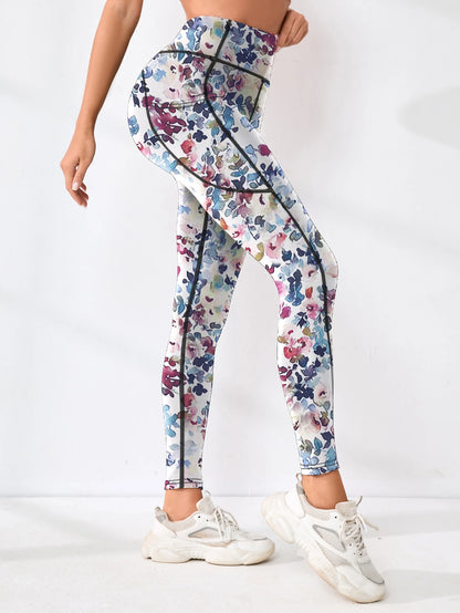Second Skin Leggings - Multicolor Pattern