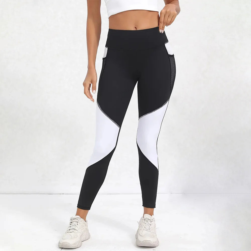 Sculpt & Flow Leggings - Seamless Colorblock
