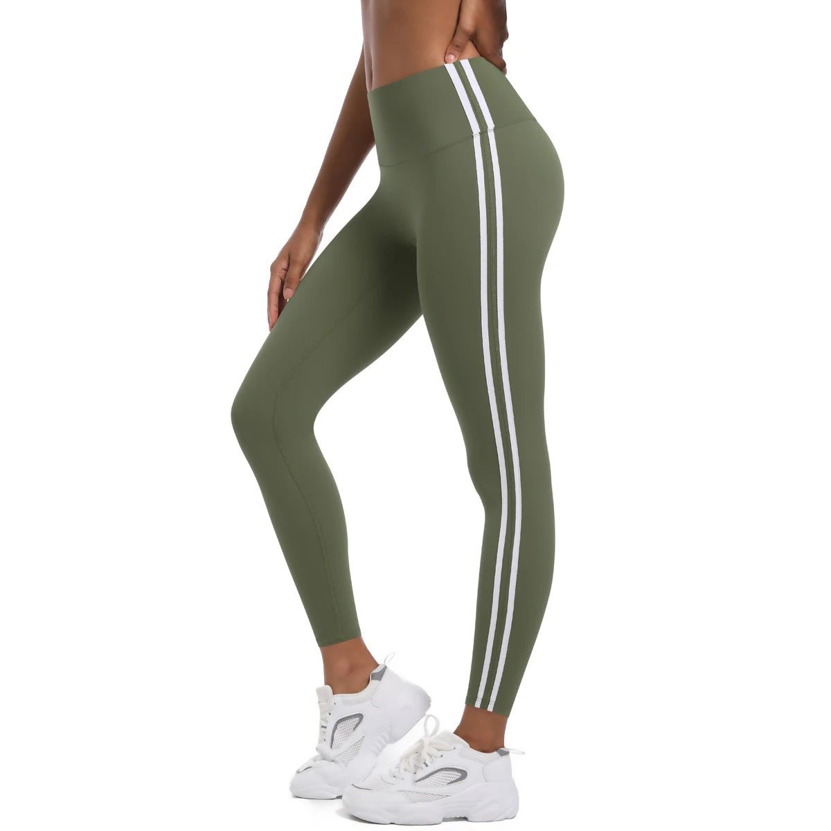 Second Skin Leggings - Athletic Striped