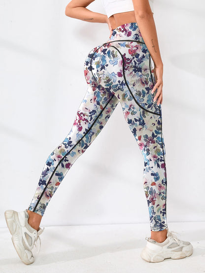 Second Skin Leggings - Multicolor Pattern