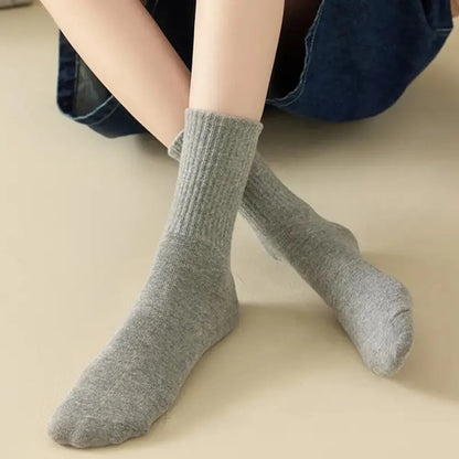 Women Mid Socks Multi Pack Breathable Sweat Absorb Casual Sports Socks