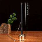 Tibetan Meditation Hand Bell | Brass Prayer Bell with Wooden Handle