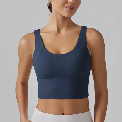 Women Athletic Sports Bra Shockproof Yoga Gym Running Workout Top
