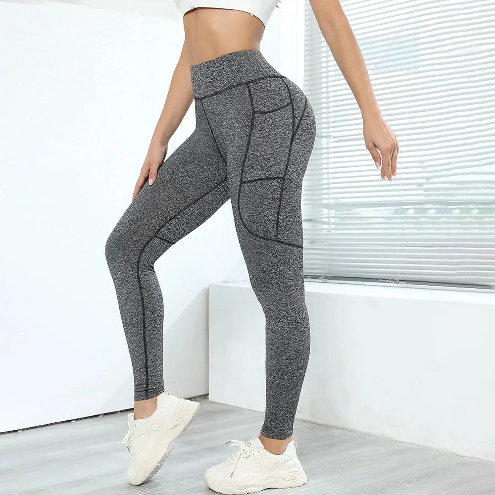 Sculpt & Flow Leggings - Seamless Colorblock