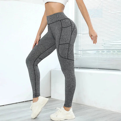 Sculpt & Flow Leggings - Seamless Colorblock