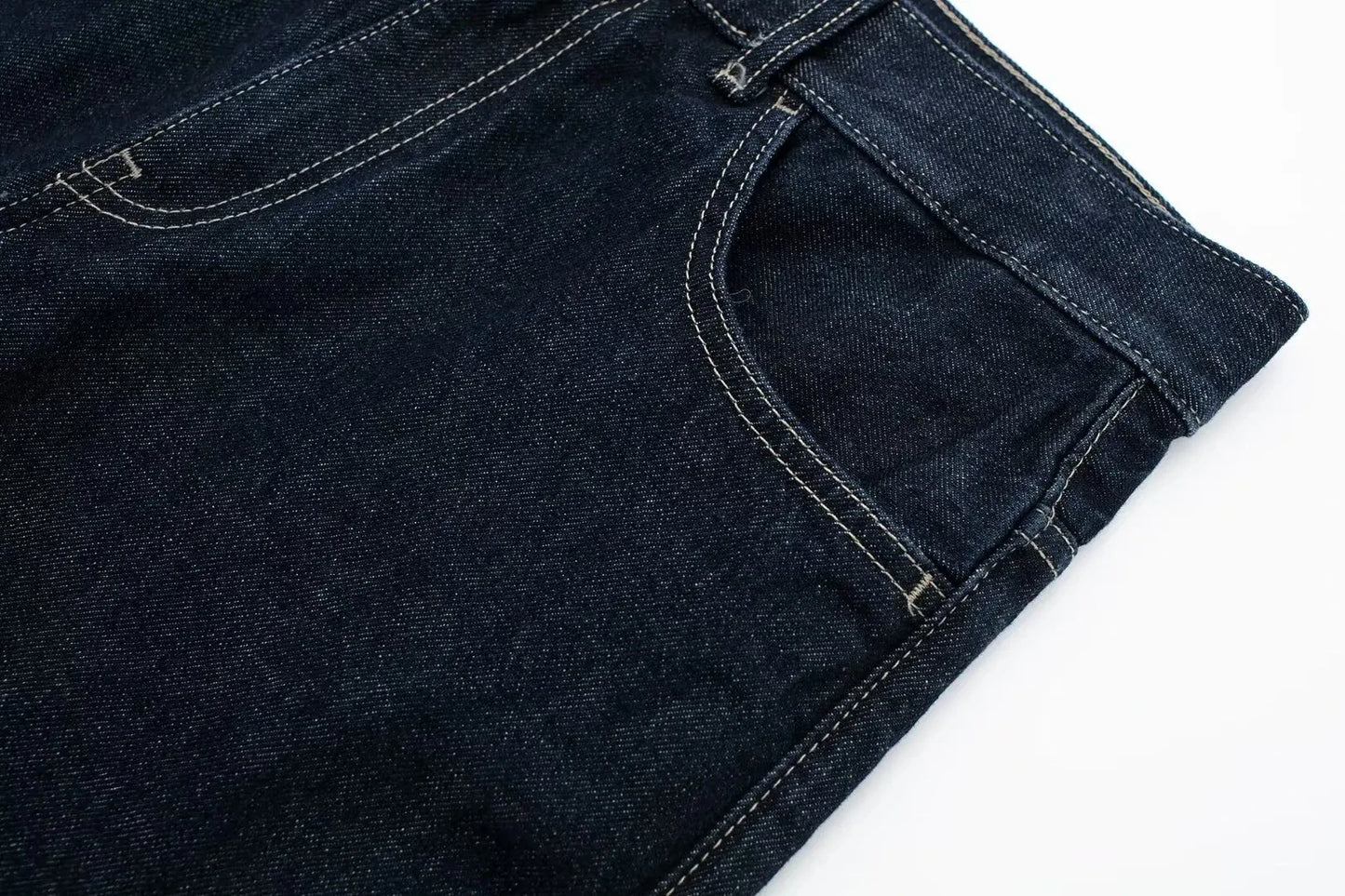 HH Women Denim Set Crop Jacket Wide Leg Jeans Vintage 2 Piece Outfit