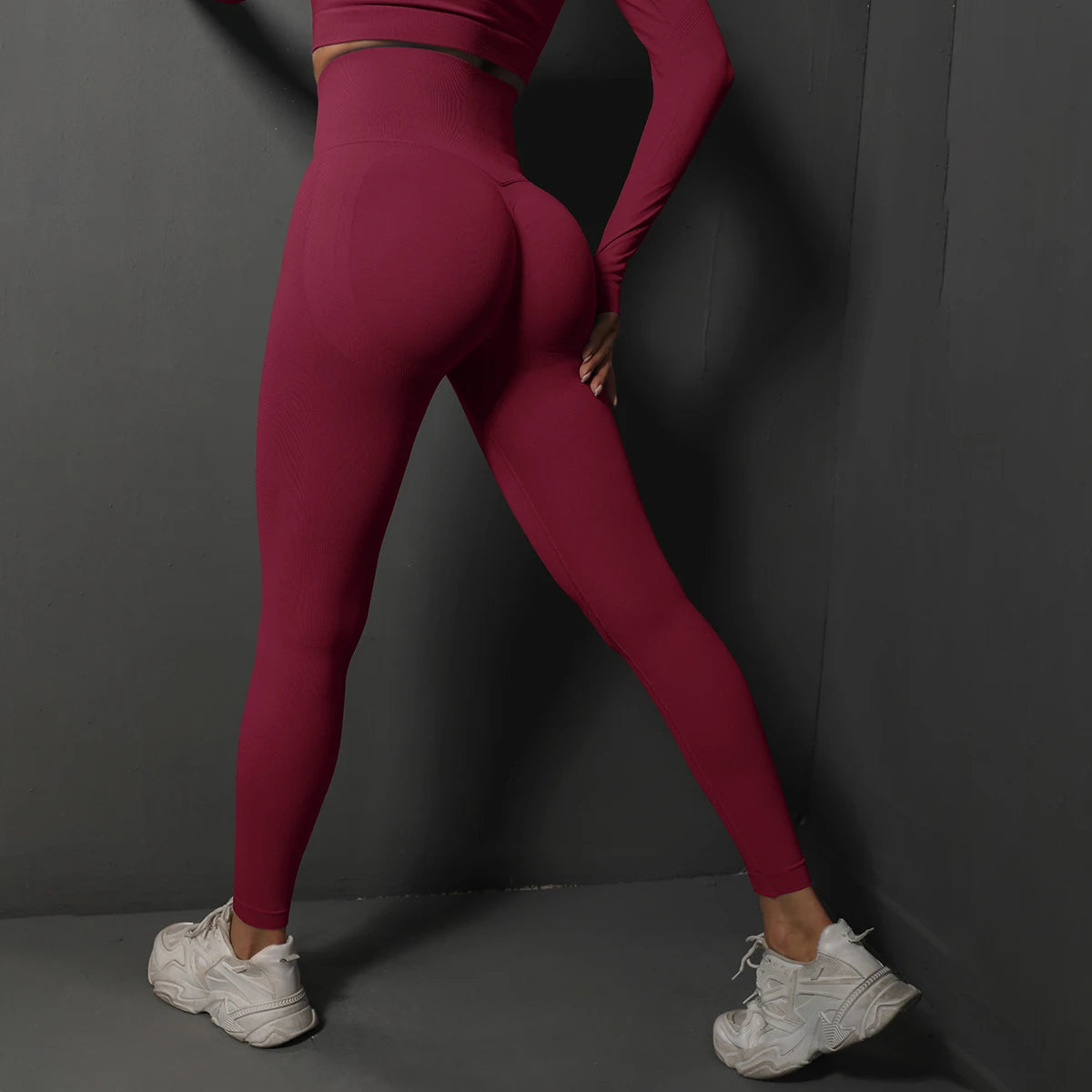 Sculpt & Flow Leggings – High Waisted Seamless Fit