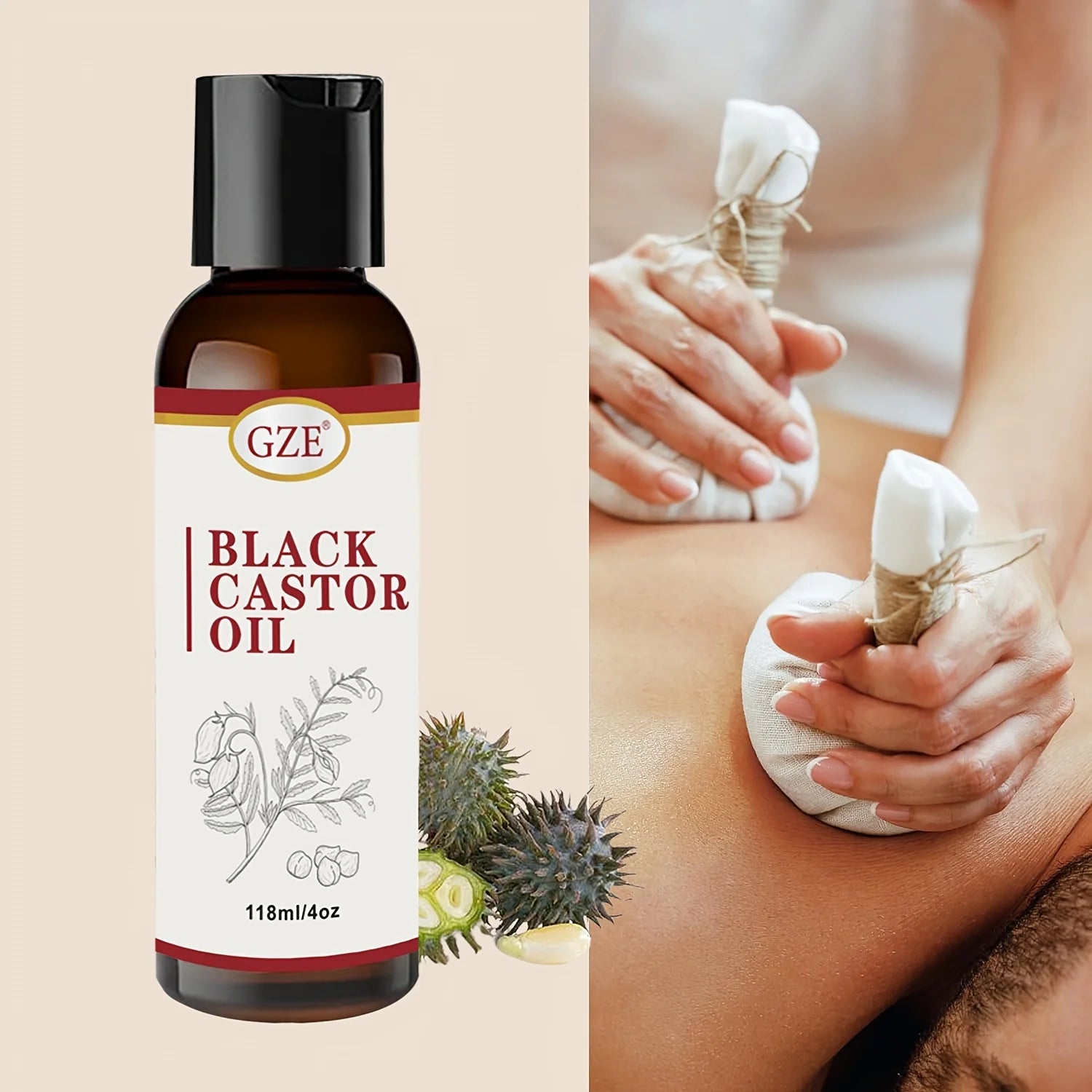 GZE Grapeseed Oil, Skin Care for Sensitive Skin, Light Silky Moisturizer for All Skin Type, Hair Strengthens Vegan Thickening