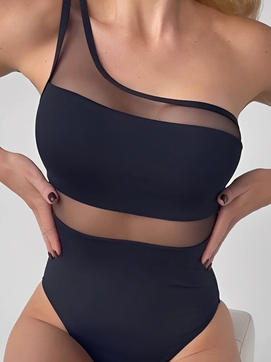Coastline Muse - One Shoulder Black