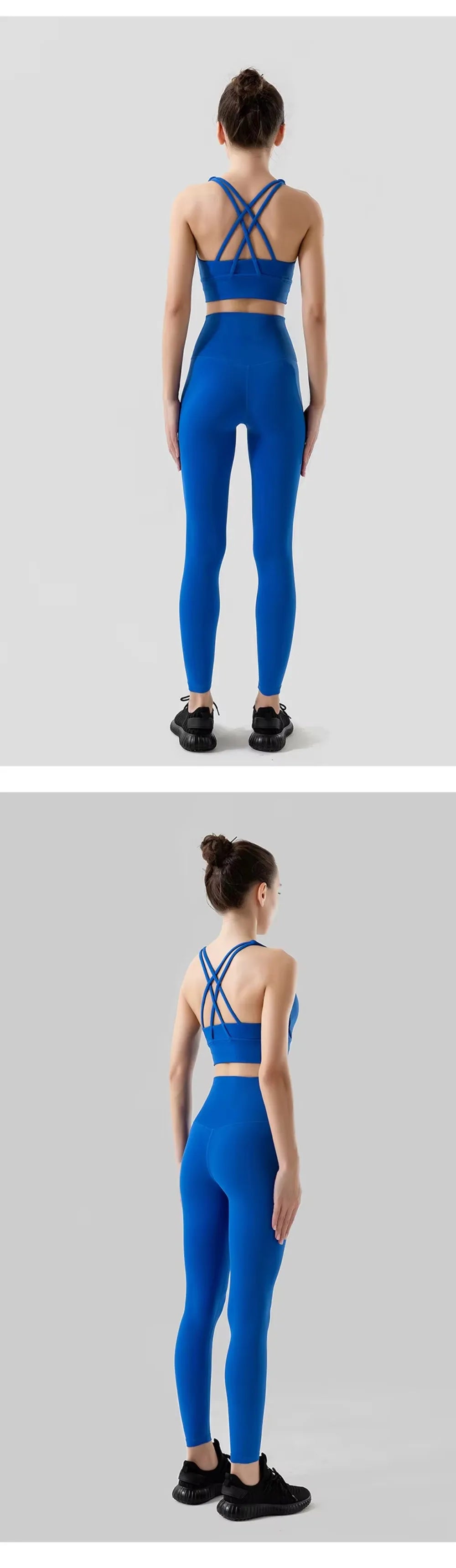 2 Piece Yoga Set | High Waist Booty Lift Gym Outfit