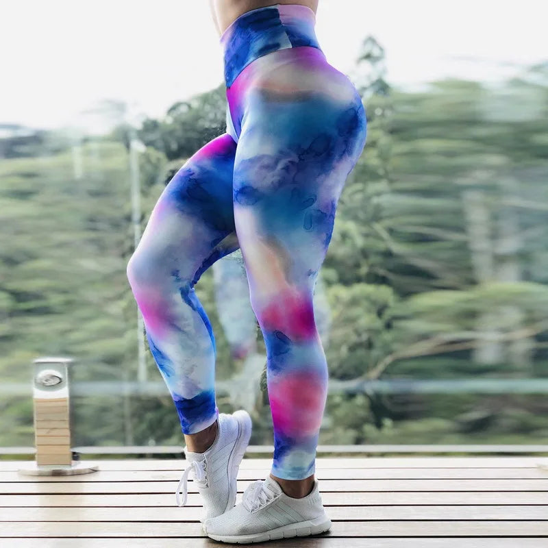 Sculpt & Flow Leggings - Tie Dye Essential
