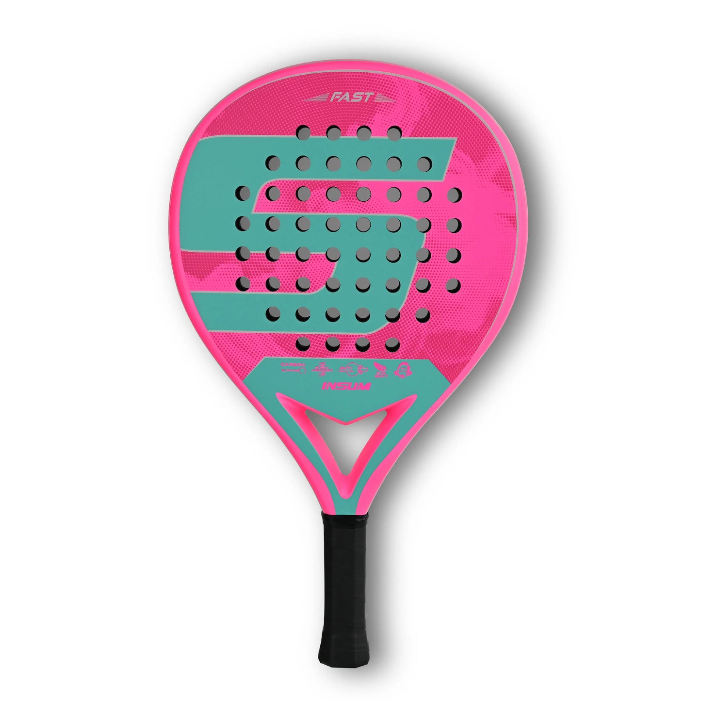 INSUM Carbon Fiber Padel Racket EVA Foam Core Lightweight Tennis Paddle