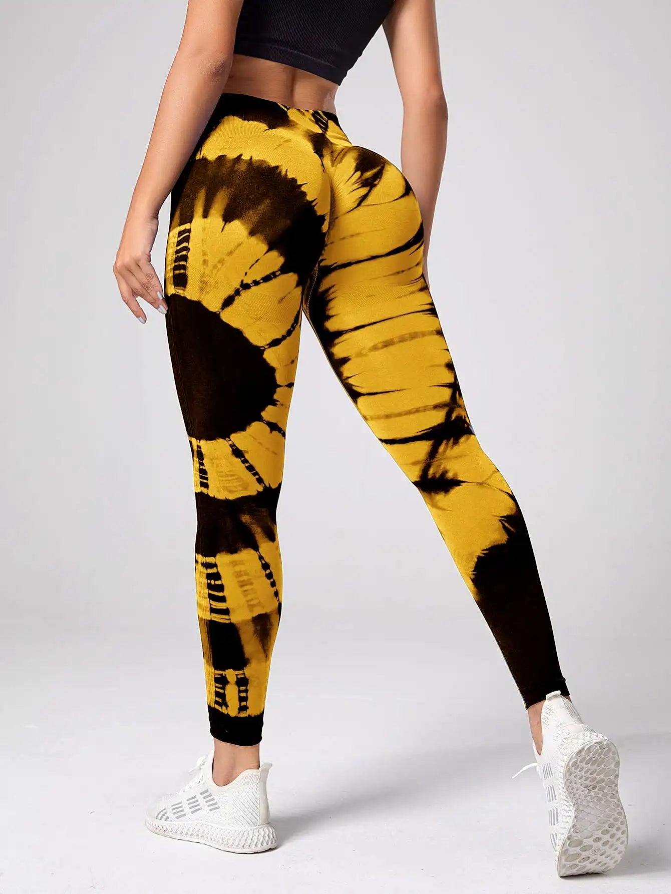 Sculpt & Flow Leggings - Scrunch Tie Dye