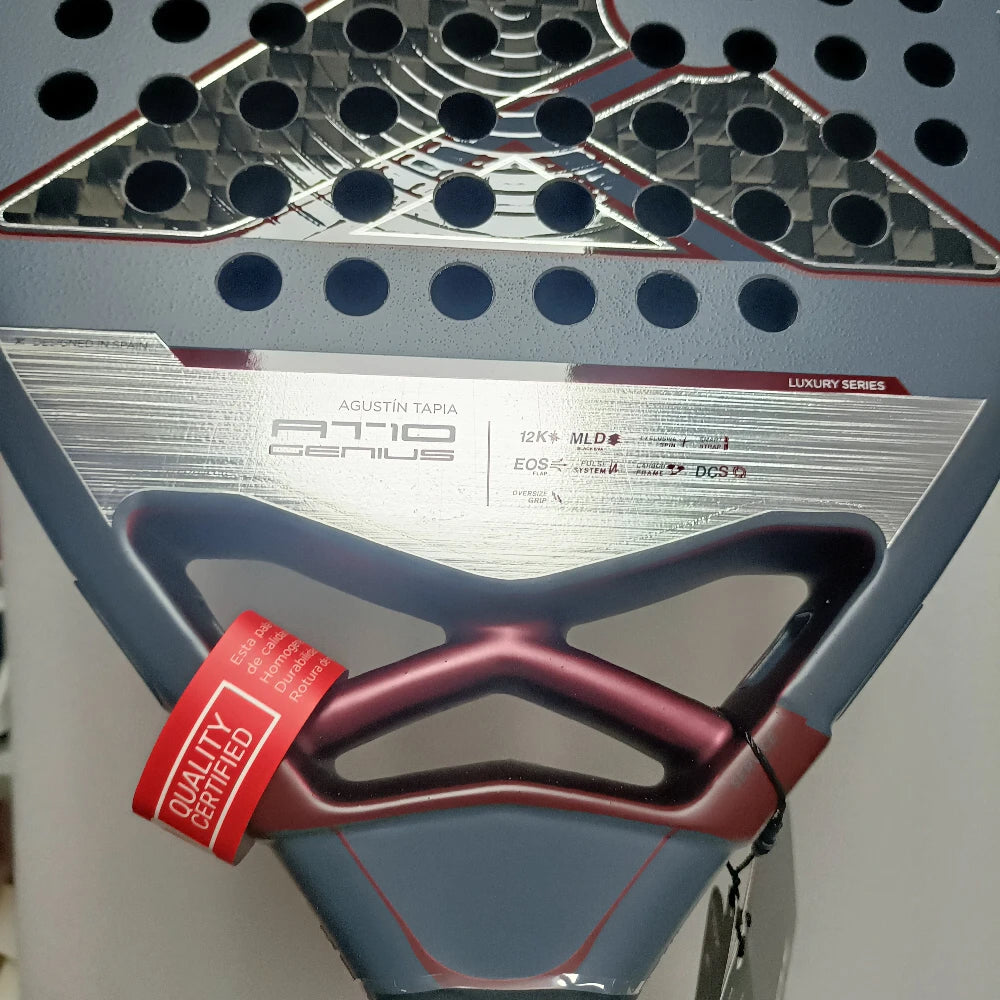 X-ONE Carbon Fiber Padel Racket Round Shape 3K 12K 18K Paddle Tennis Racquet