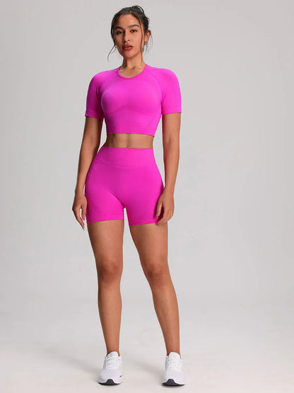 Curve & Flow - Shaping Tee Pink