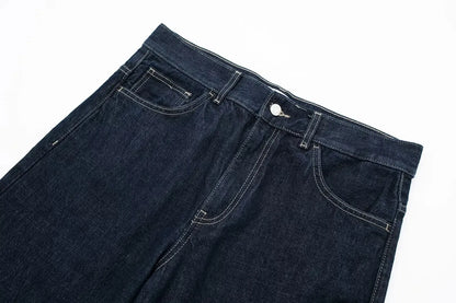 HH Women Denim Set Crop Jacket Wide Leg Jeans Vintage 2 Piece Outfit