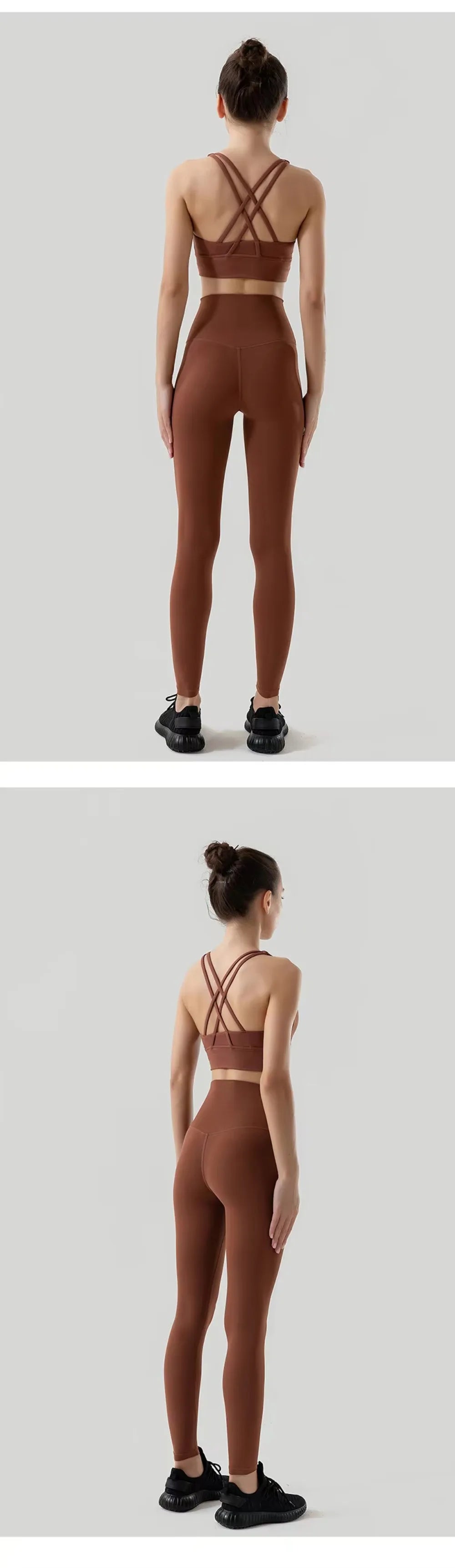 2 Piece Yoga Set | High Waist Booty Lift Gym Outfit