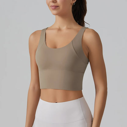 Women Athletic Sports Bra Shockproof Yoga Gym Running Workout Top
