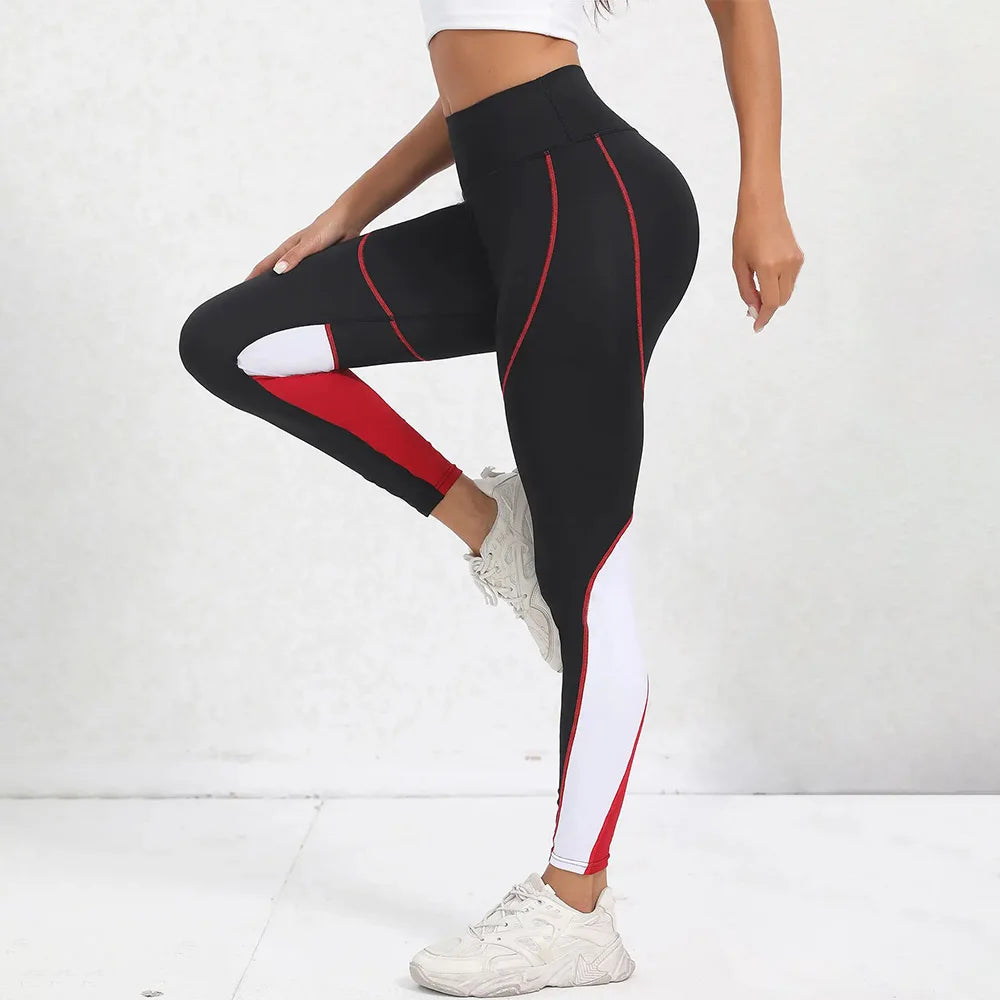 Sculpt & Flow Leggings - Seamless Colorblock