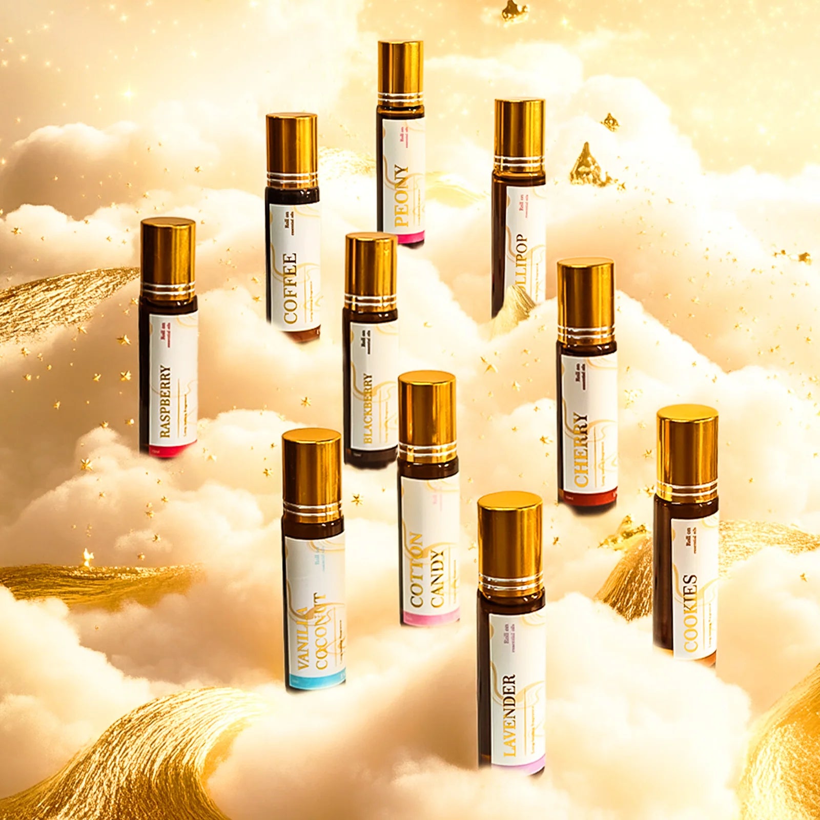 Lavender Roll-On Essential Oil, 10ml - Natural Aromatherapy for Relaxation, Sleep Aid & Stress Relief - Pure Therapeutic Grade