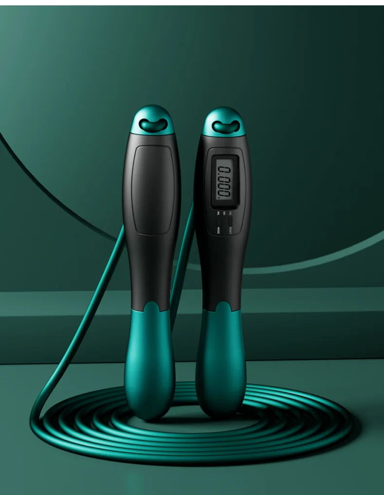 Adjustable Cordless Jump Rope with Counter Fitness Skipping Rope Gym Workout