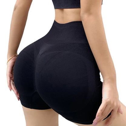 Women High Waist Fitness Gym Shorts Push Up Yoga Running Cycling Shorts