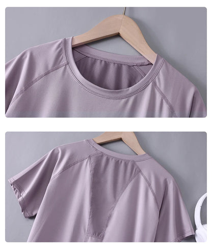 Women’s Yoga Top | Quick Dry Breathable Gym T-Shirt