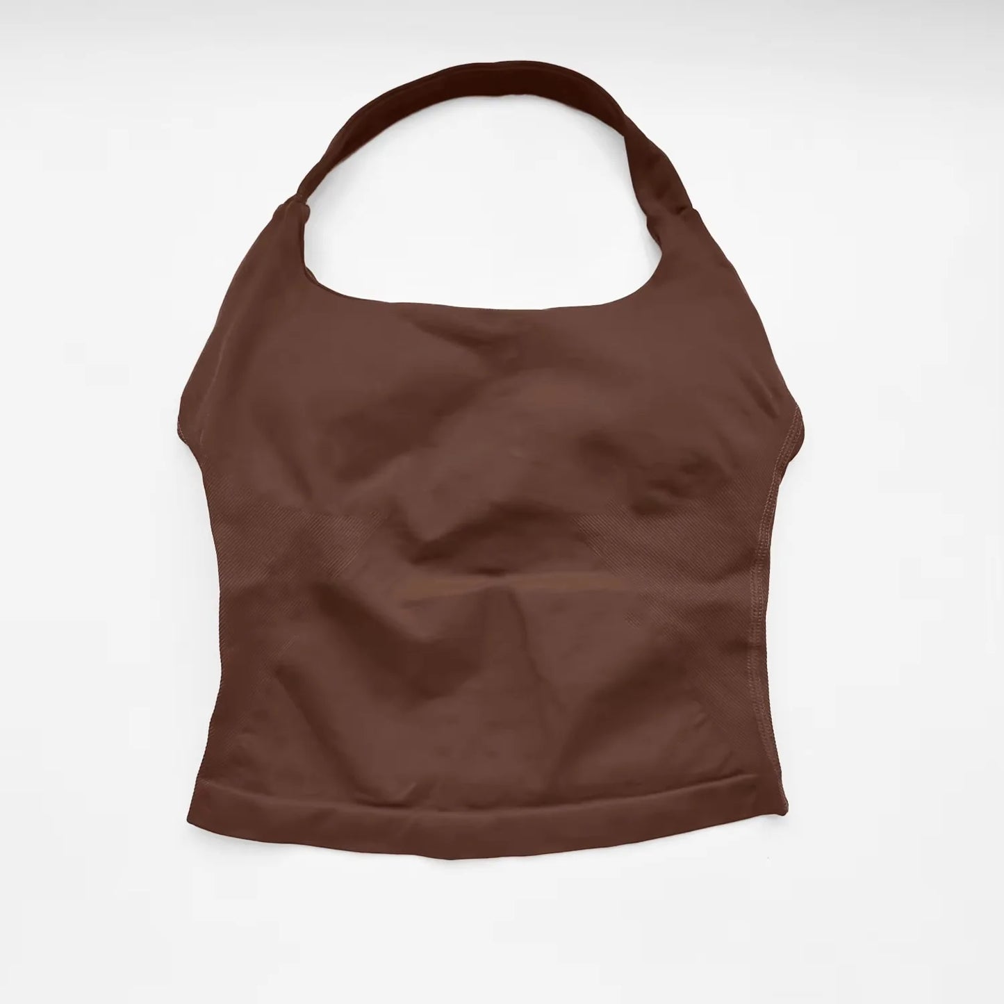 Women Halter Gym Top Push Up Sports Bra Yoga Fitness Tennis Tank Top