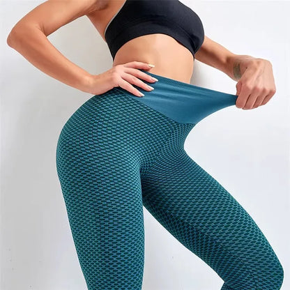 Contour Fit Leggings - Honeycomb Shaping
