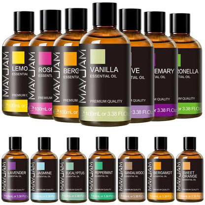1MAYJAM Essential Oils 100ML Aromatherapy Pure Essential Oil for Diffuser Burner