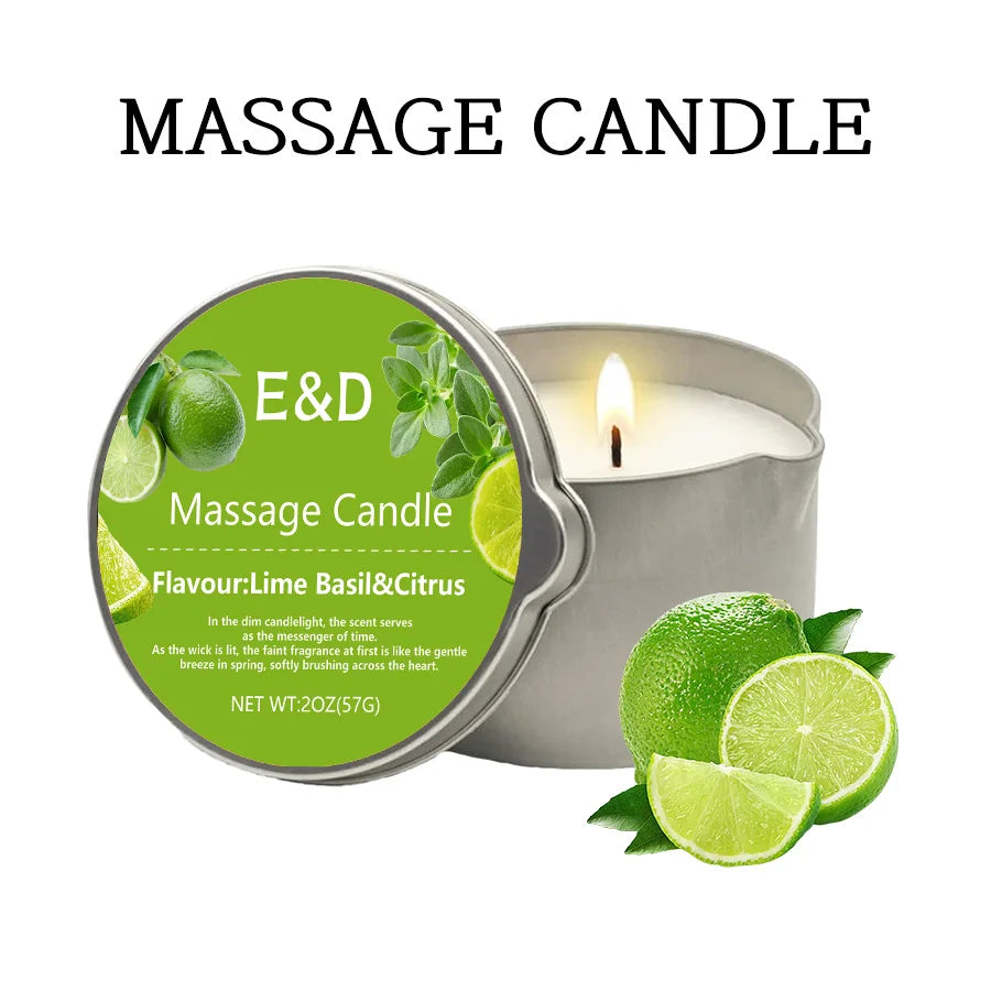 EVODUCK Luxury Massage Oil Candle | Stress Relief Aromatherapy