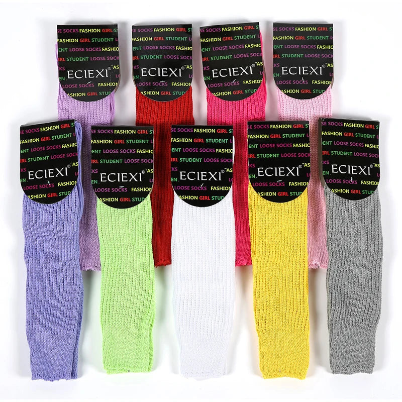 Essential Slouch Socks - White