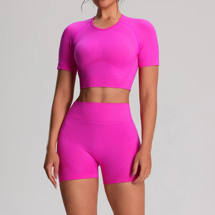 Curve & Flow - Shaping Tee Pink