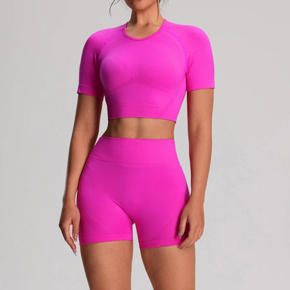 Curve & Flow - Shaping Tee Pink