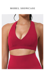Hearuisavy Yoga Sports Bra | Women’s Breathable Gym Fitness Top