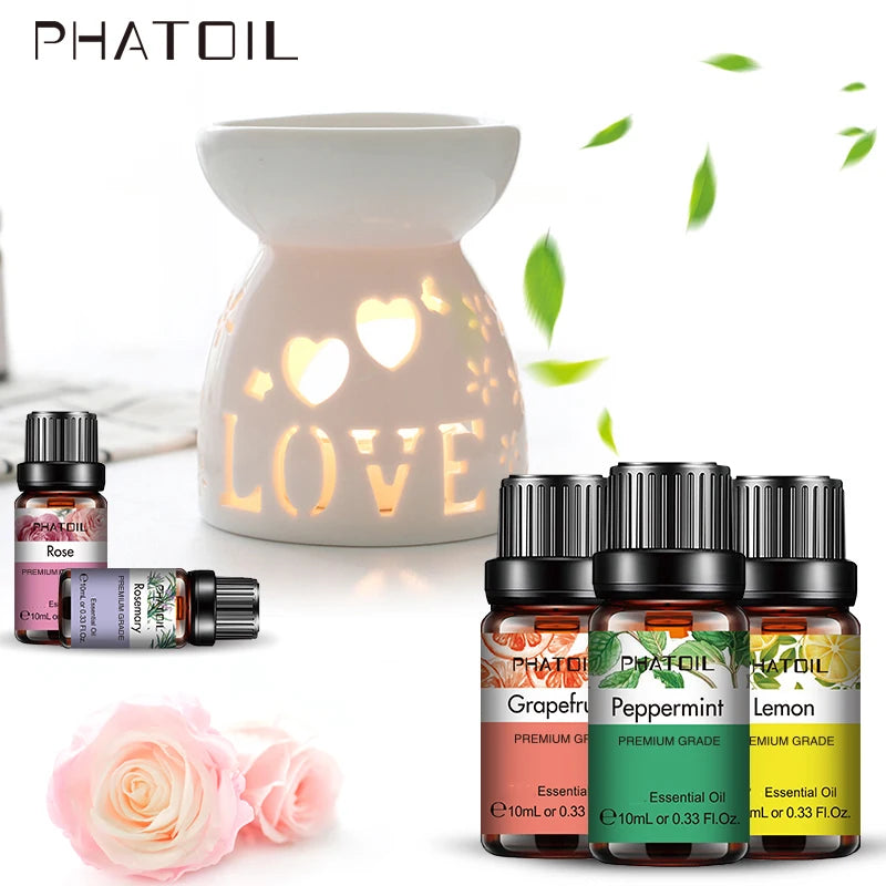 10ml Essential Oils – Pure Natural Aroma Oil for Aromatherapy & DIY