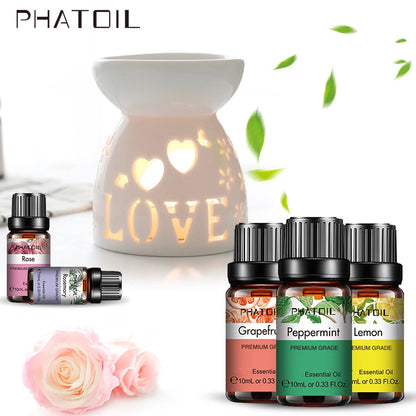 10ml Essential Oils – Pure Natural Aroma Oil for Aromatherapy & DIY