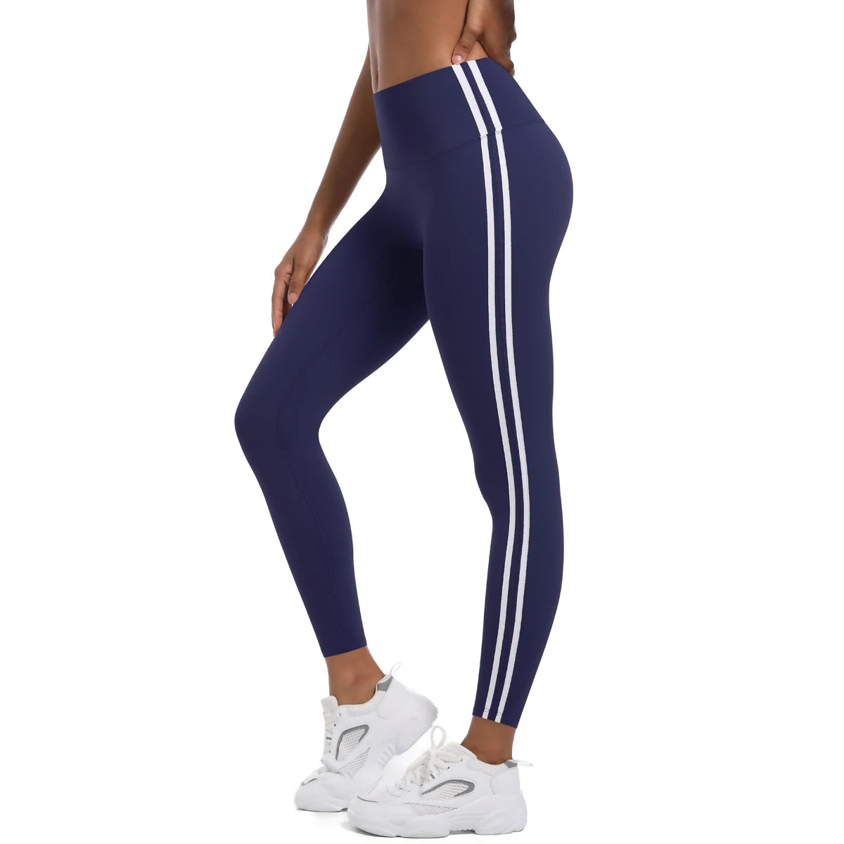 Second Skin Leggings - Athletic Striped