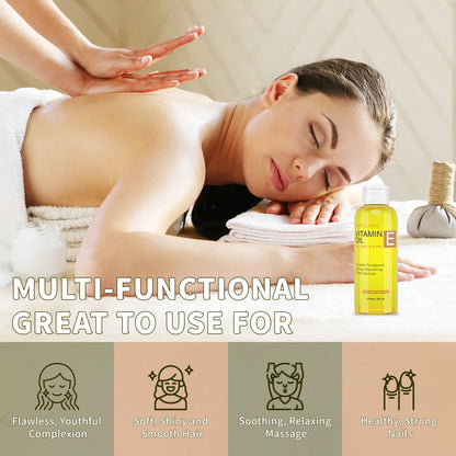 MAYJAM Vitamin E Oil for Face & Skin | Natural Moisturizing Brightening Oil 118ml / 236ml