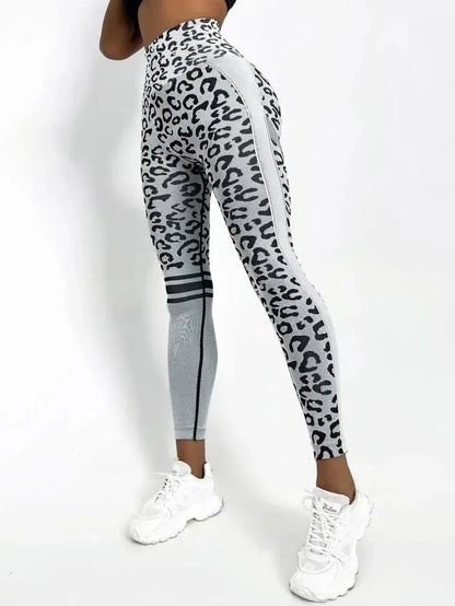 Sculpt and Flow Leggings - Leopard Print