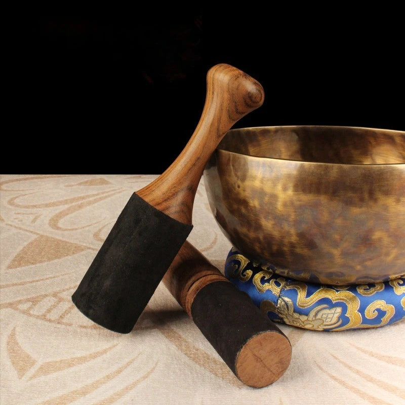 Singing Bowl Mallet | Wooden Wool Felt Stick for Meditation